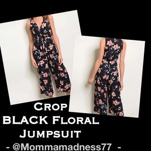 BLACK FLORAL Jumpsuit